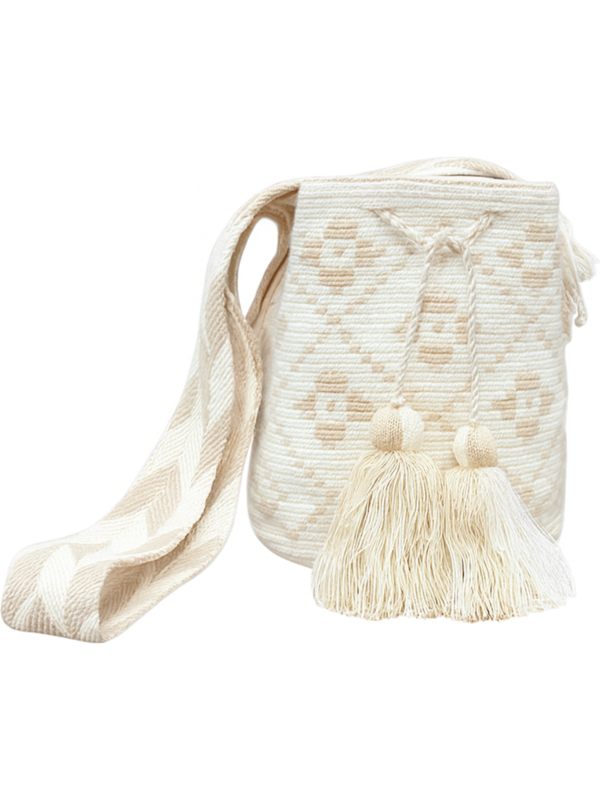 Sandstone Echo handcrafted woven bag