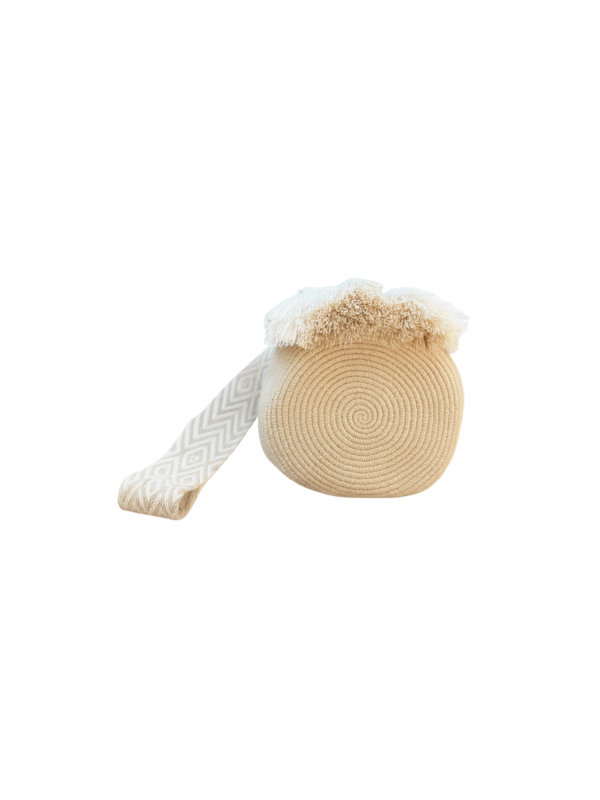 Vanilla Quartz handcrafted woven bag