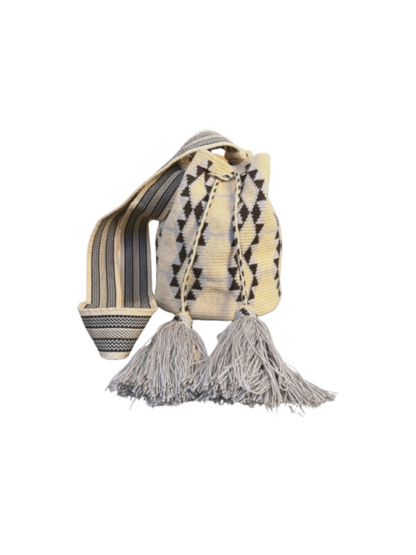 Desert Pearl handcrafted woven bag