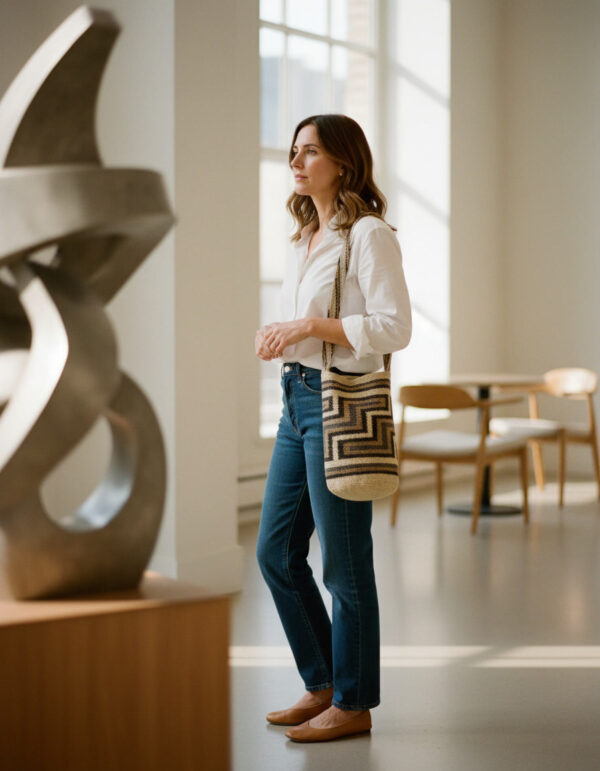 Earth Loom handcrafted woven bag